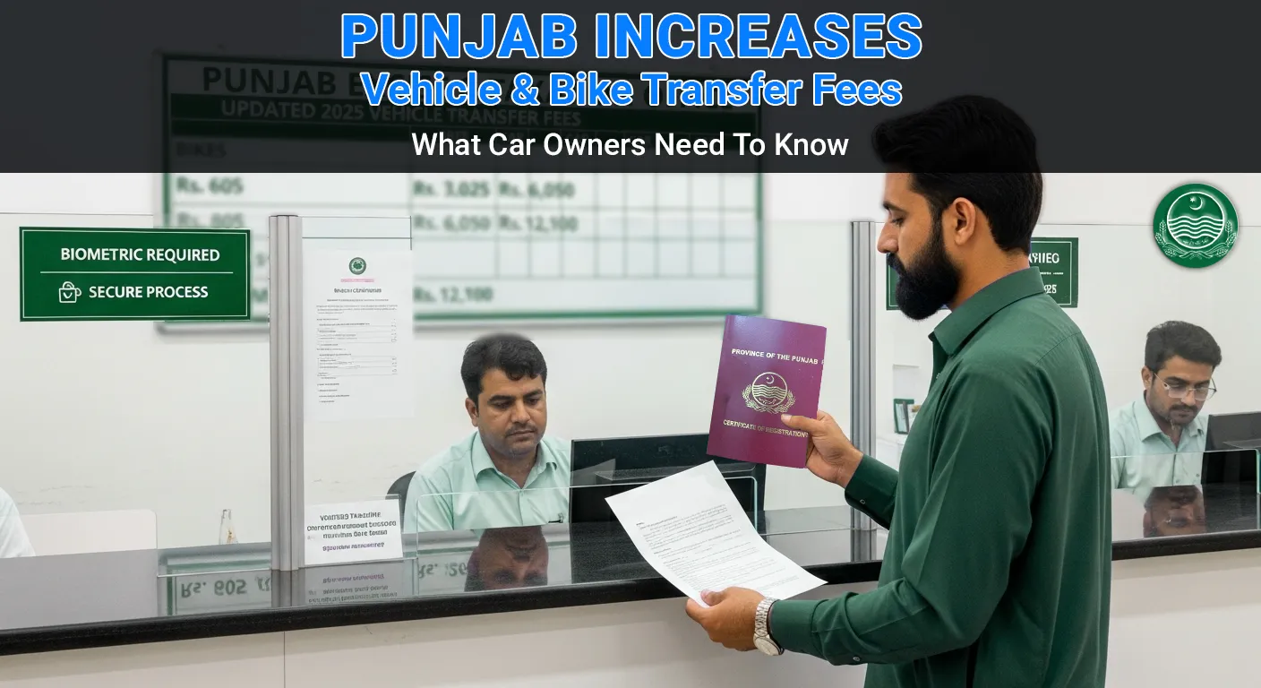 Punjab Vehicle Bike Transfer Fees Impact
