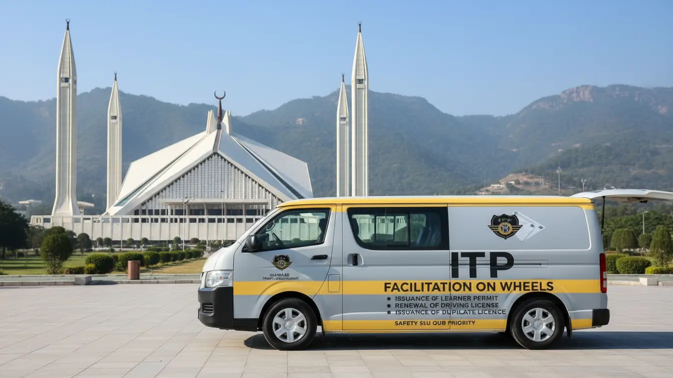 Islamabad Traffic Police Facilitation Van weekly schedule