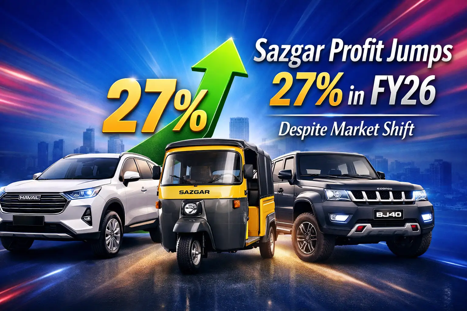 Sazgar automotive performance analysis