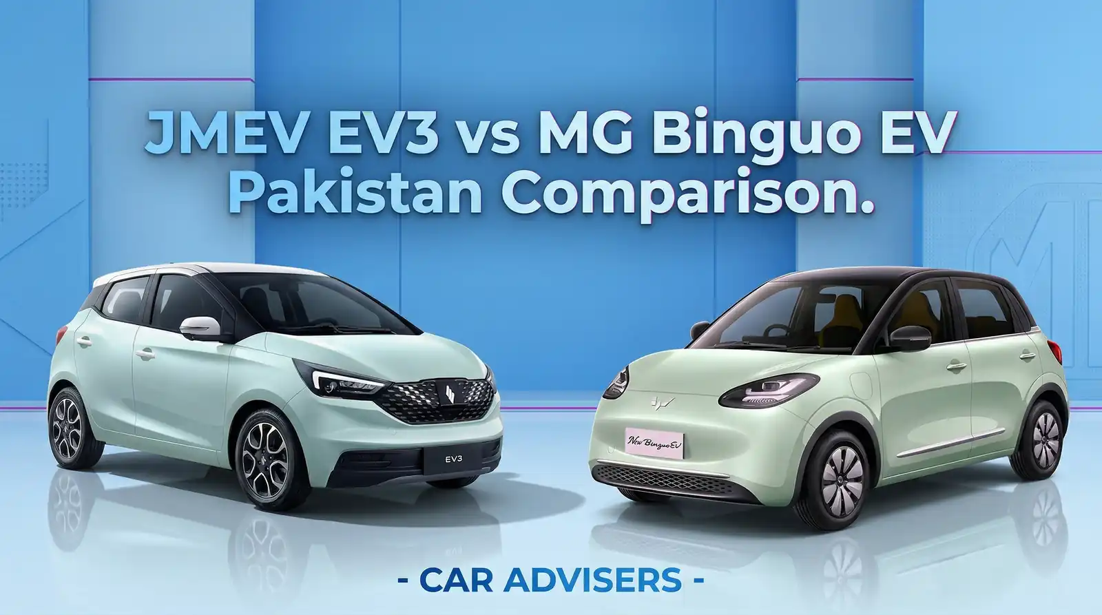 MG Binguo EV comparison in Pakistan's electric vehicle market