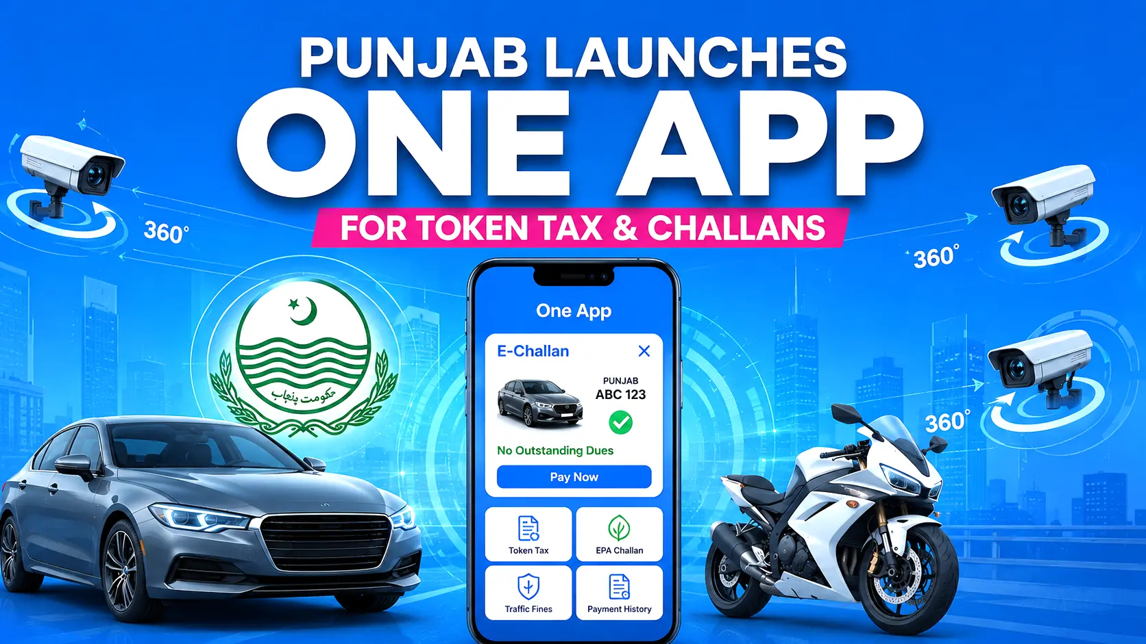 Punjab One App Vehicle Tax Integration