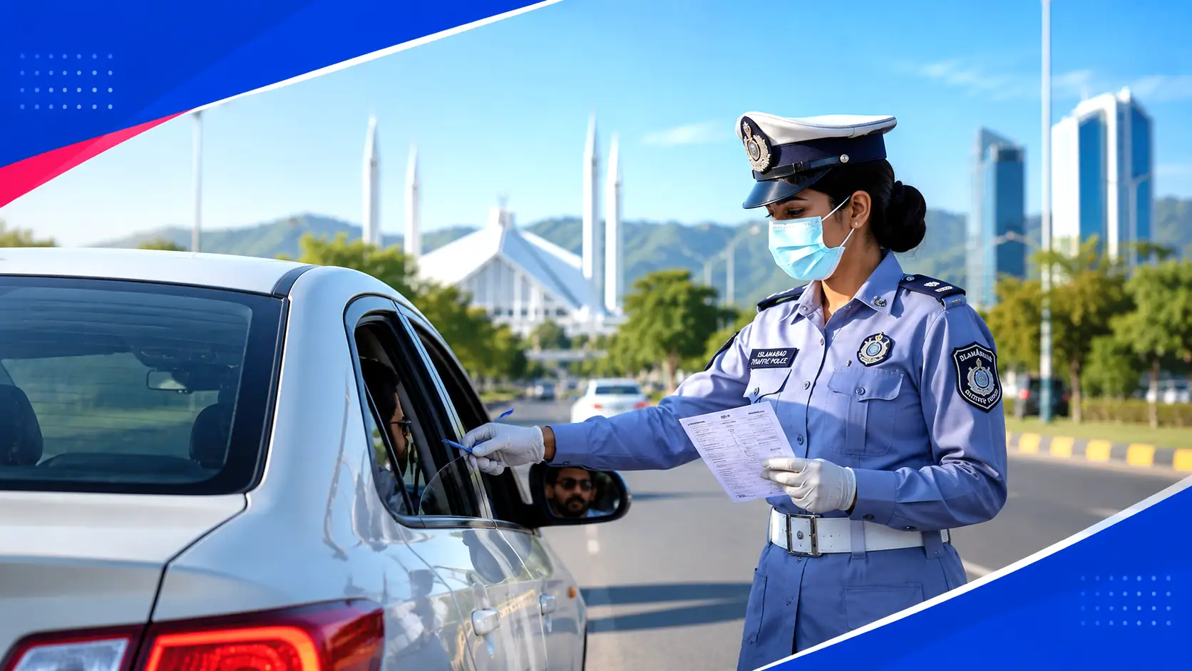 Modern traffic infrastructure and road discipline in Pakistan